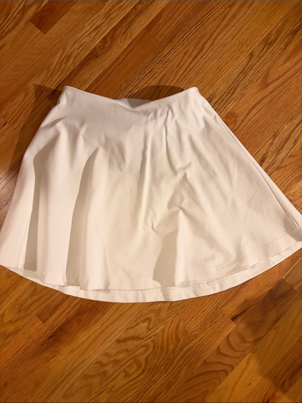 Classic White A-Line Skater Skirt - Women's SMALL runs large